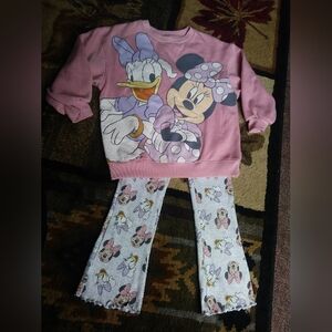 Disney Minnie Mouse Sweatshirt and Flare Leggings Set